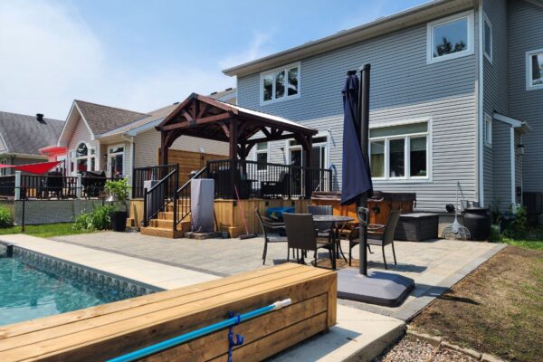 Kemptville Home Renovation Project - New Deck and Gazebo Installation by Stevenson Renovations