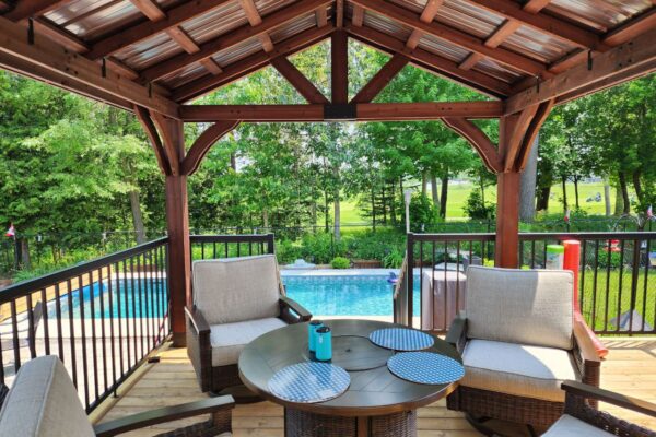 Kemptville Home Renovation Project - New Deck and Gazebo Installation by Stevenson Renovations