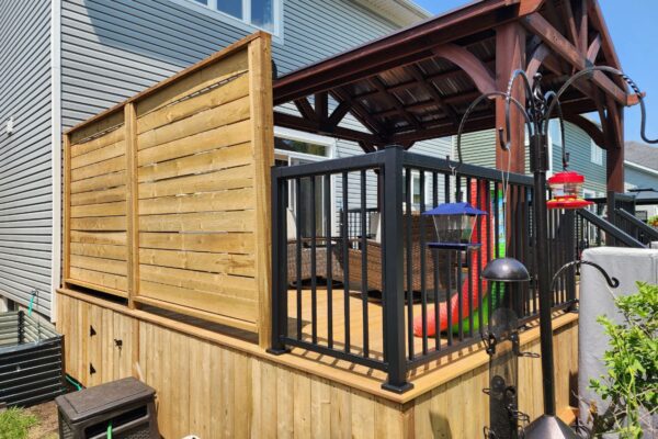 Kemptville Home Renovation Project - New Deck and Gazebo Installation by Stevenson Renovations