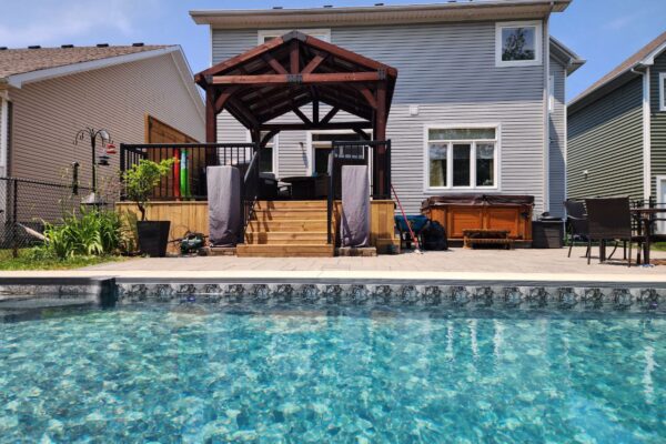 Kemptville Home Renovation Project - New Deck and Gazebo Installation by Stevenson Renovations