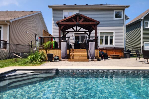 Kemptville Home Renovation Project - New Deck and Gazebo Installation by Stevenson Renovations